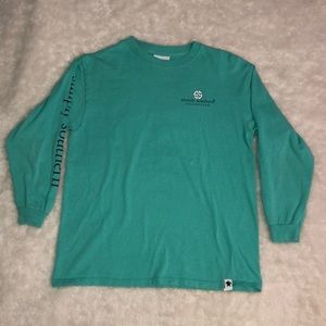 sloth turquoise long sleeve simply southern